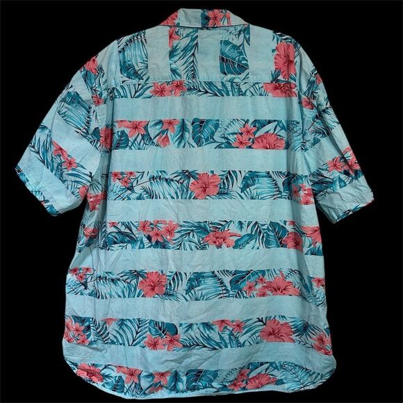 Amongst Others Men's 4X Hawaiian Button-Up Shirt Multicolor Short Sleeve Casual - Picture 2 of 5
